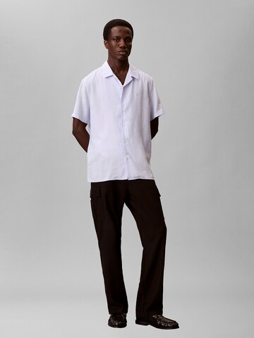 Regular Chemise Calvin Klein en bleu