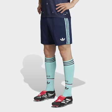 ADIDAS PERFORMANCE Regular Sports trousers 'Germany 26 Away' in Blue: front