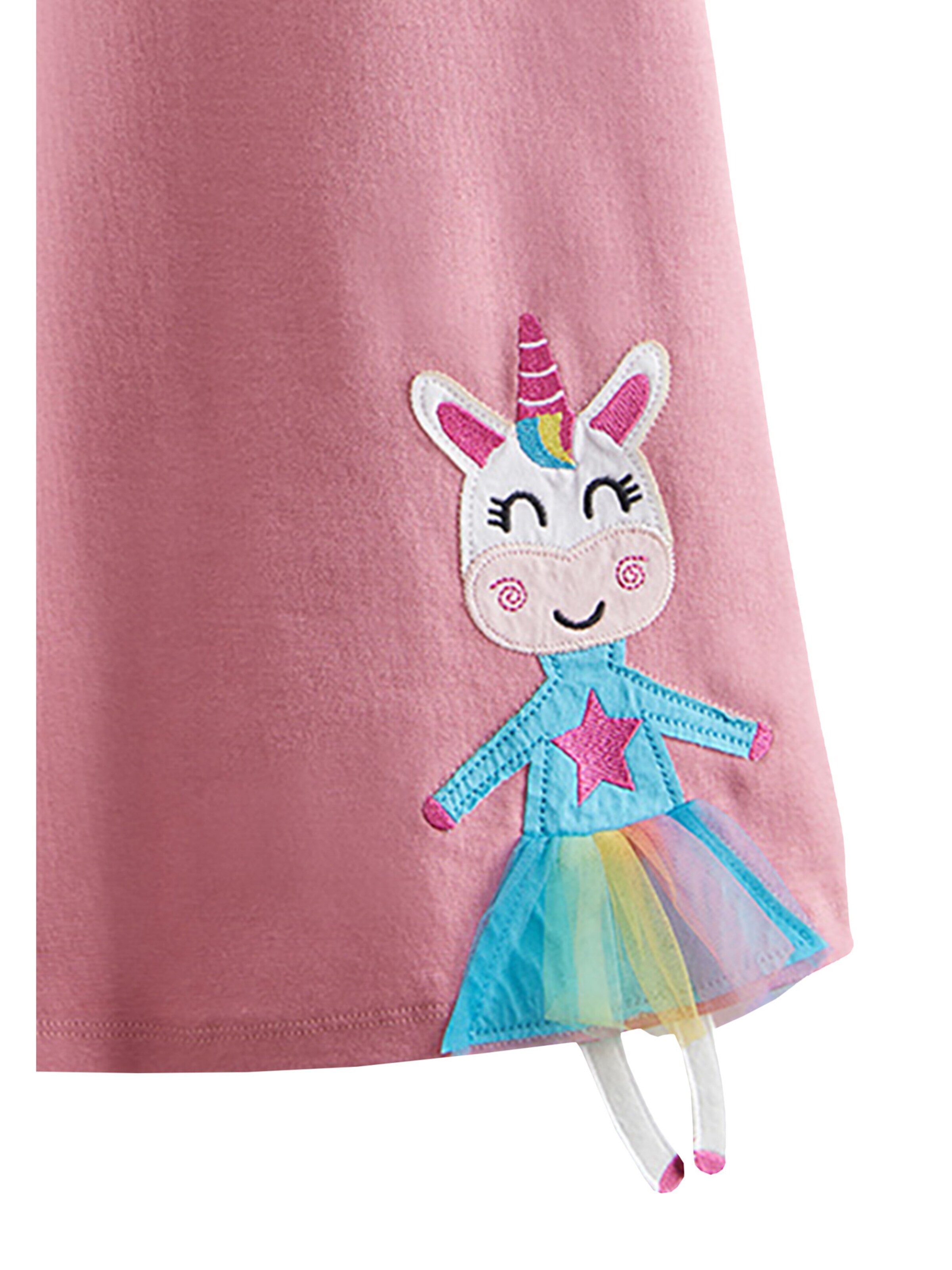 Denokids Kurzarmkleid in Pink