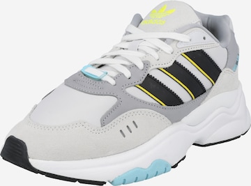 Baskets basses 'Retropy F90' ADIDAS ORIGINALS en gris : devant