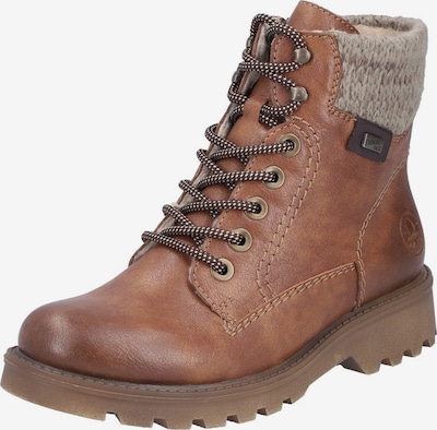 Rieker Šněrovací kozačky - béžový melír / koňaková, Produkt