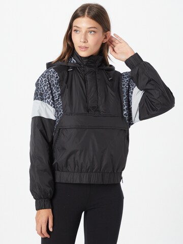 Urban Classics Between-season jacket in Black: front