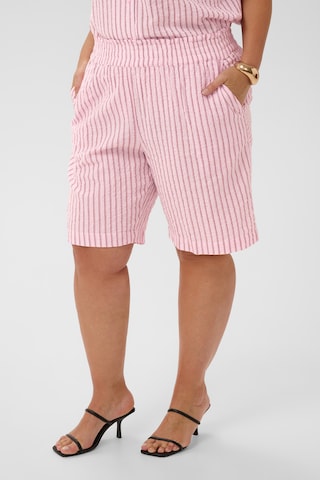 KAFFE CURVE - Loosefit Pantalón 'KCLary' en rosa