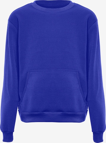 MO Sweatshirt in Blauw: voorkant