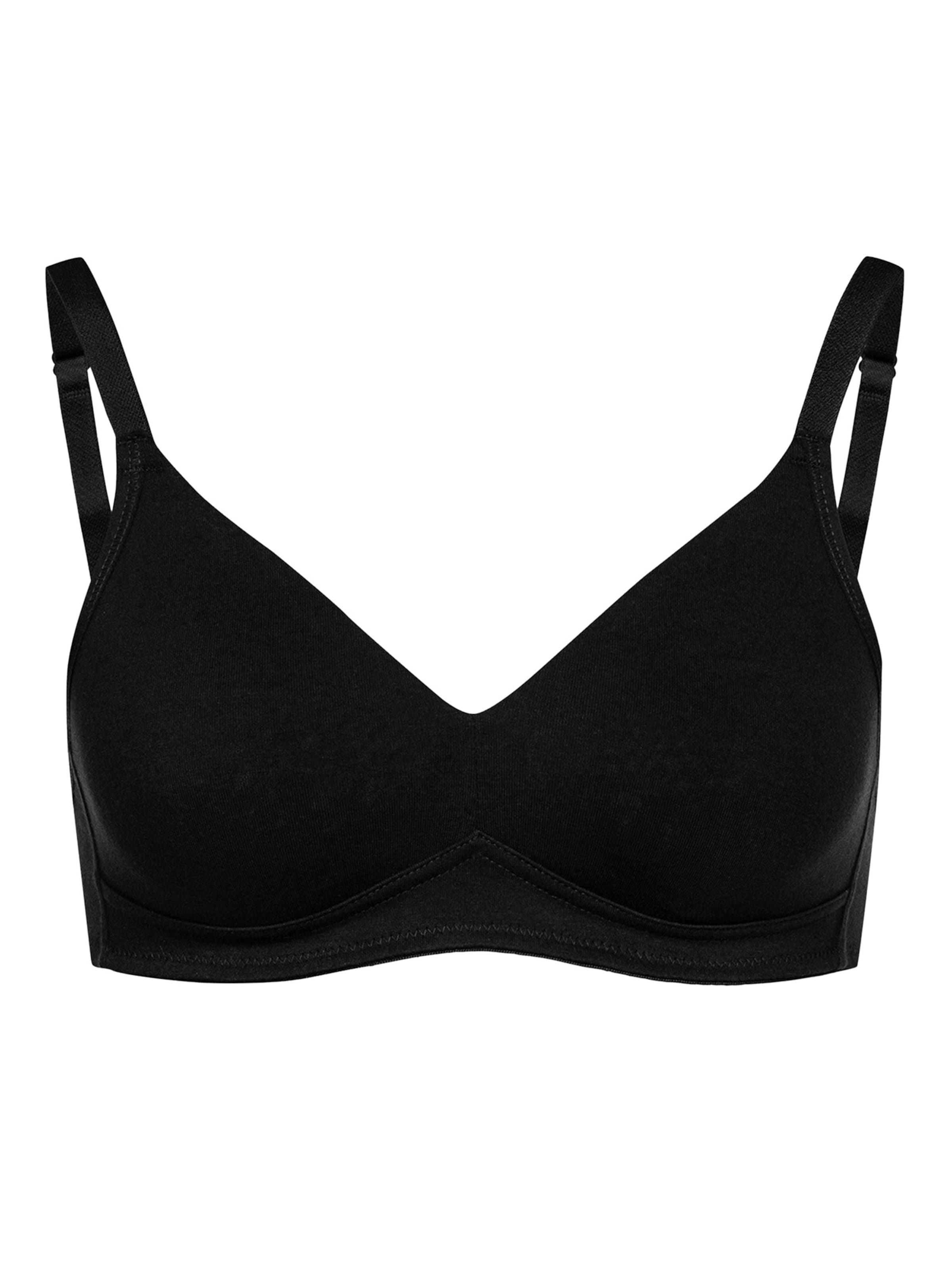Erlich Textil - Soutien Bustier Soutien 'Amela' em preto: frente