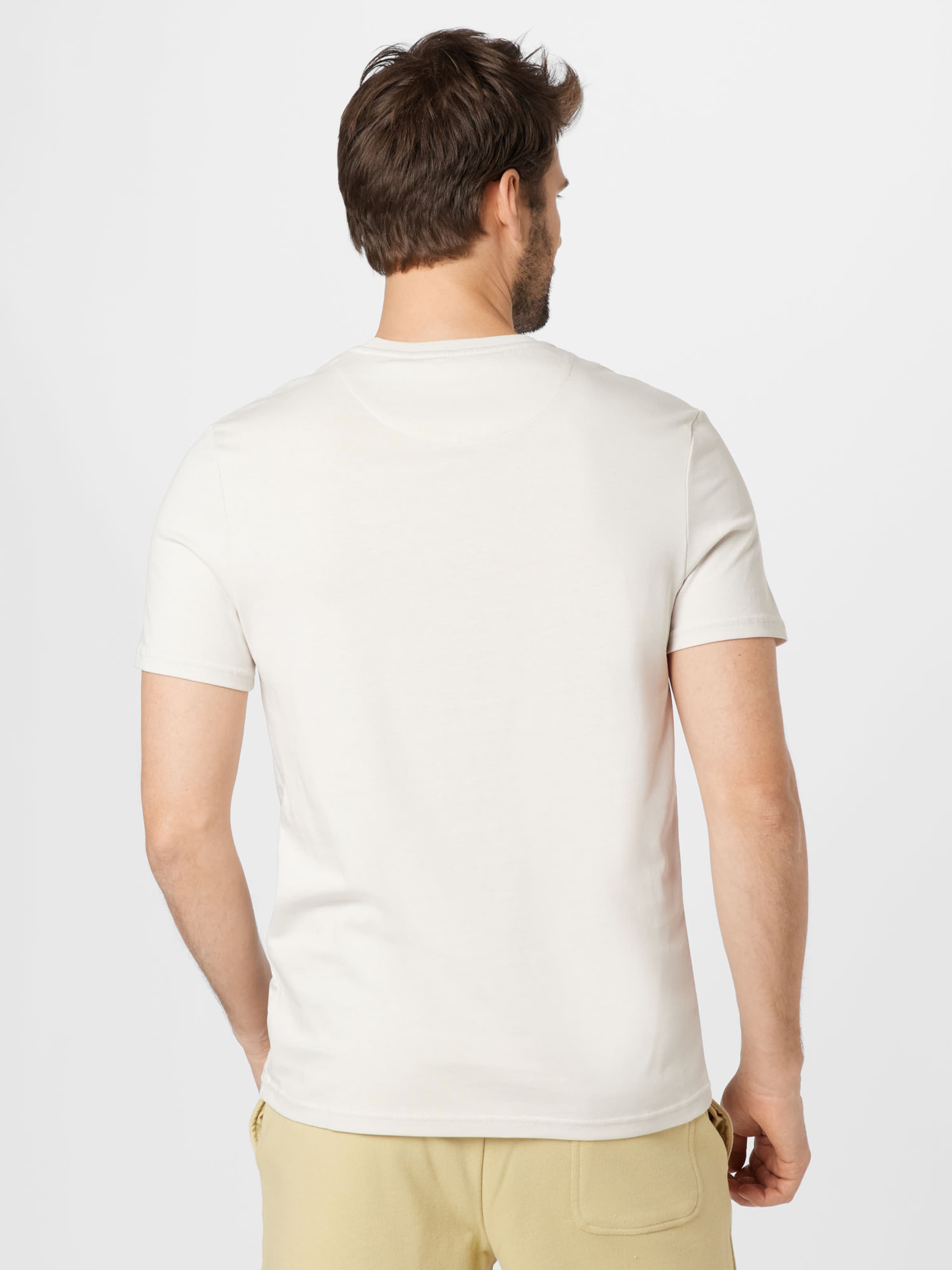 Männer Shirts Lyle & Scott T-Shirt 'Plain' in Beige - AY04123