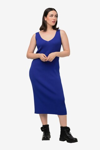 Ulla Popken Knitted dress in Blue