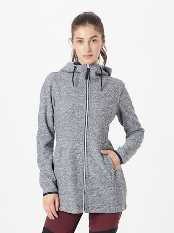 ICEPEAK Athletic fleece jacket in Grey: front