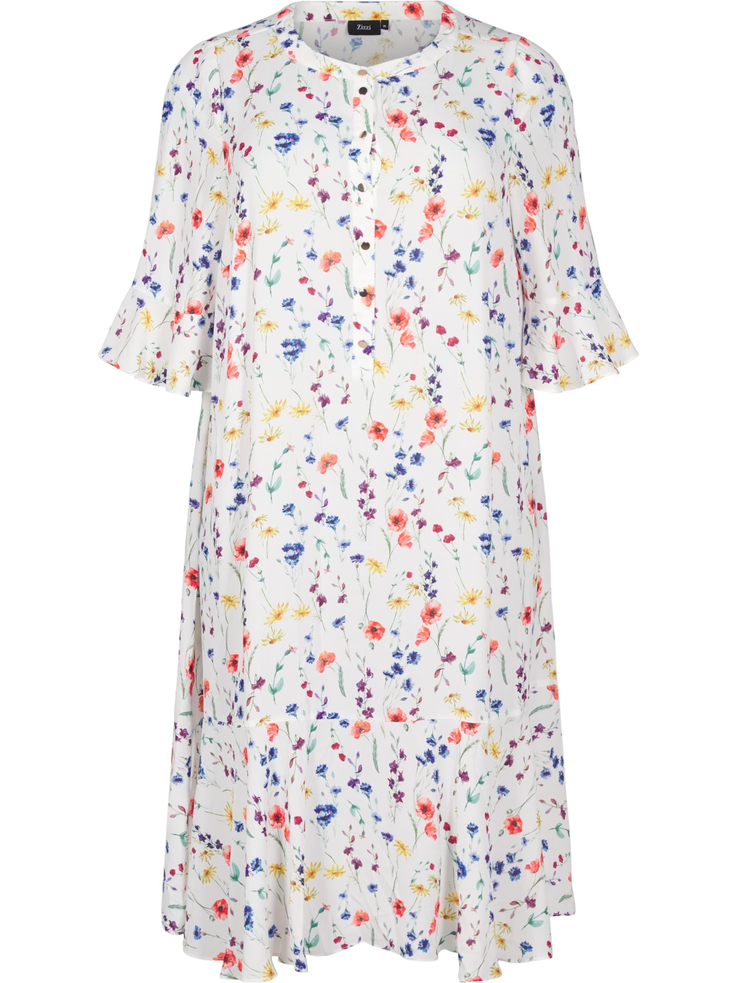 Zizzi Kleid 'Maeve' in Weiß: Vorderseite