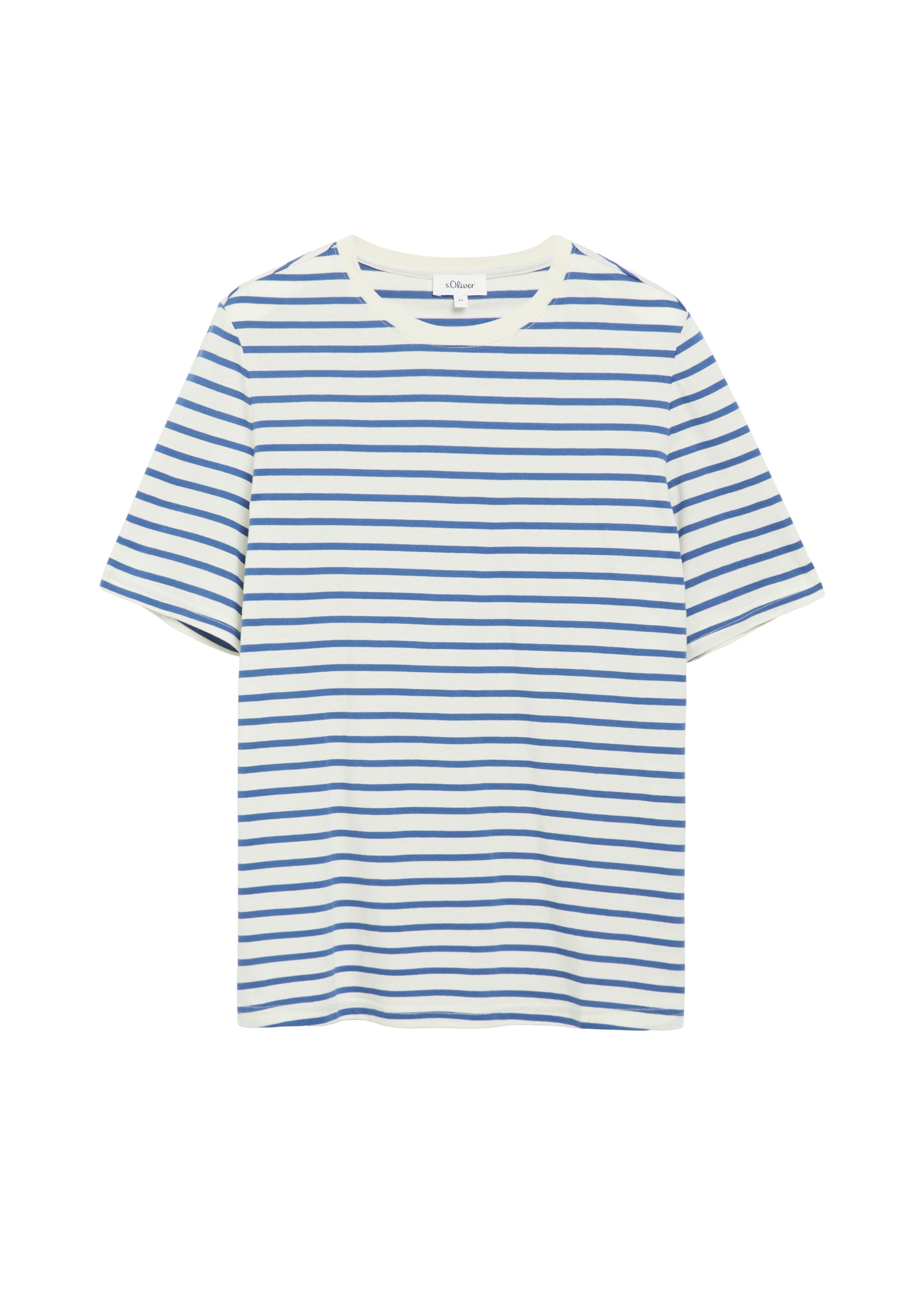 T-shirt s.Oliver CURVE en bleu : devant