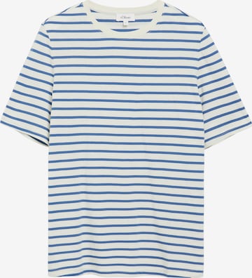 T-shirt s.Oliver CURVE en bleu : devant
