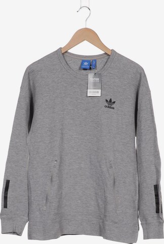 ADIDAS ORIGINALS Sweatshirt & Zip-Up Hoodie in M in Grey: front