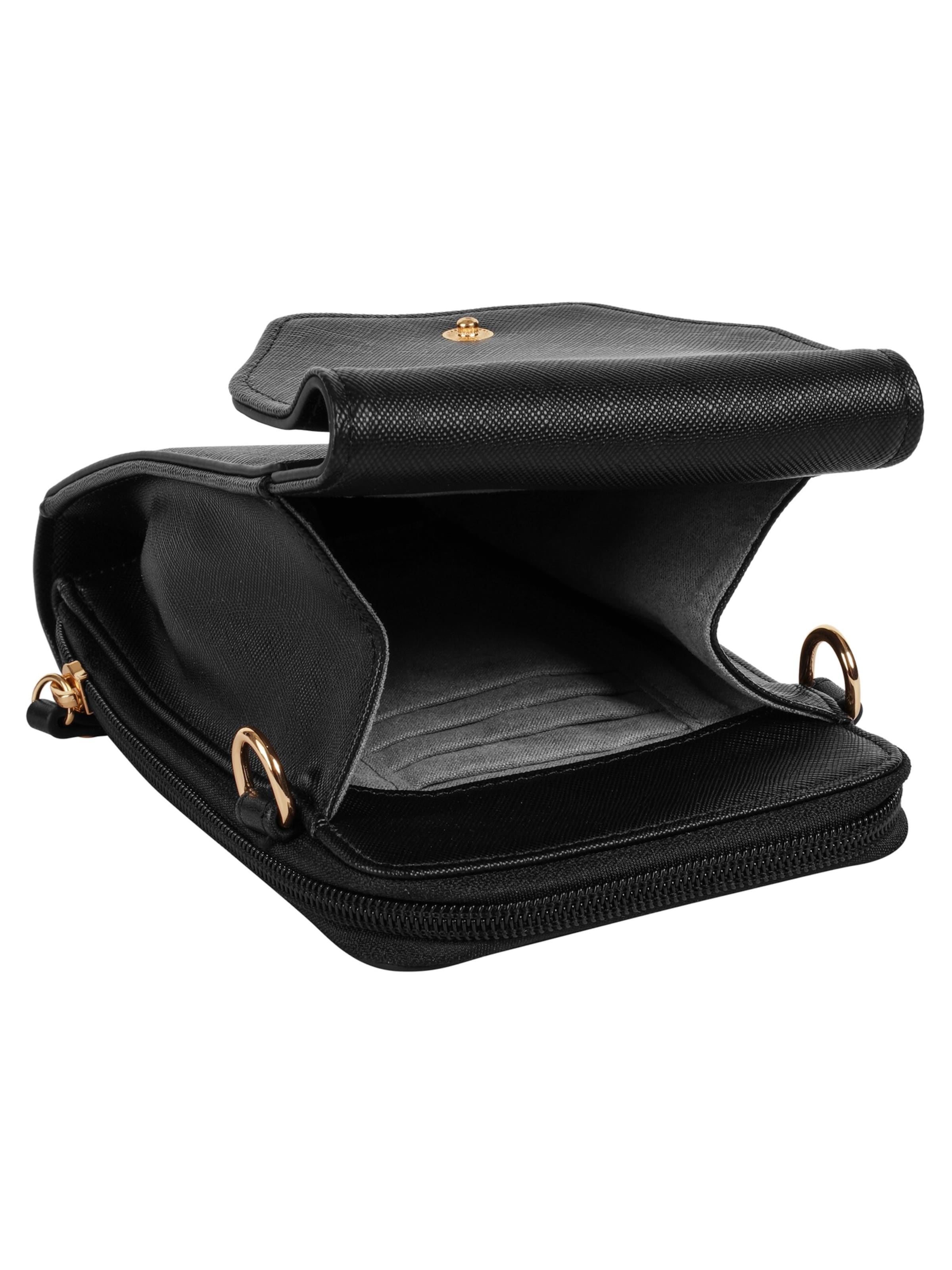 bugatti Wallet 'ELLA SAFFIANO' in Black