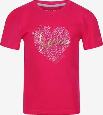 REGATTA Shirt 'BOSLEY' in Pink: front