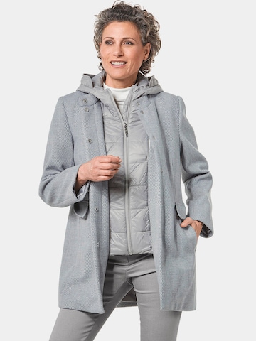 Goldner Between-Seasons Coat in Grey: front