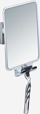 Wenko Cosmetic Mirror 'Vacuum-Loc® Quadro' in Silver