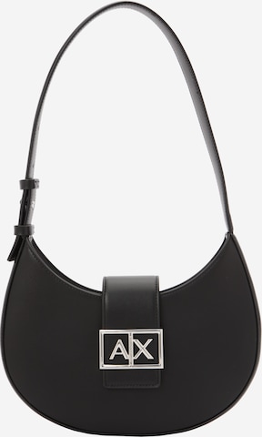 ARMANI EXCHANGE Olkalaukku 'JODIE' värissä musta: etupuoli