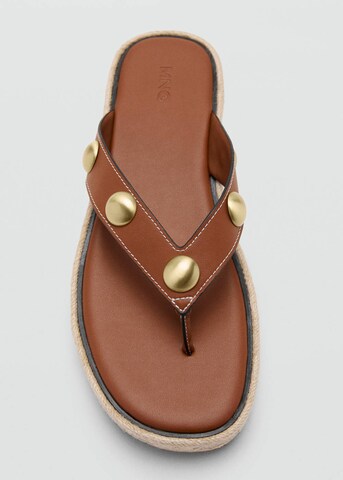 MANGO TEEN Sandals 'Yarac' in Brown