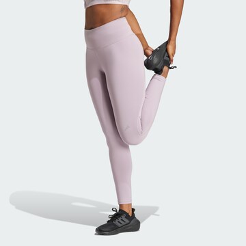 ADIDAS PERFORMANCE Skinny Workout Pants 'Ultimate' in Purple