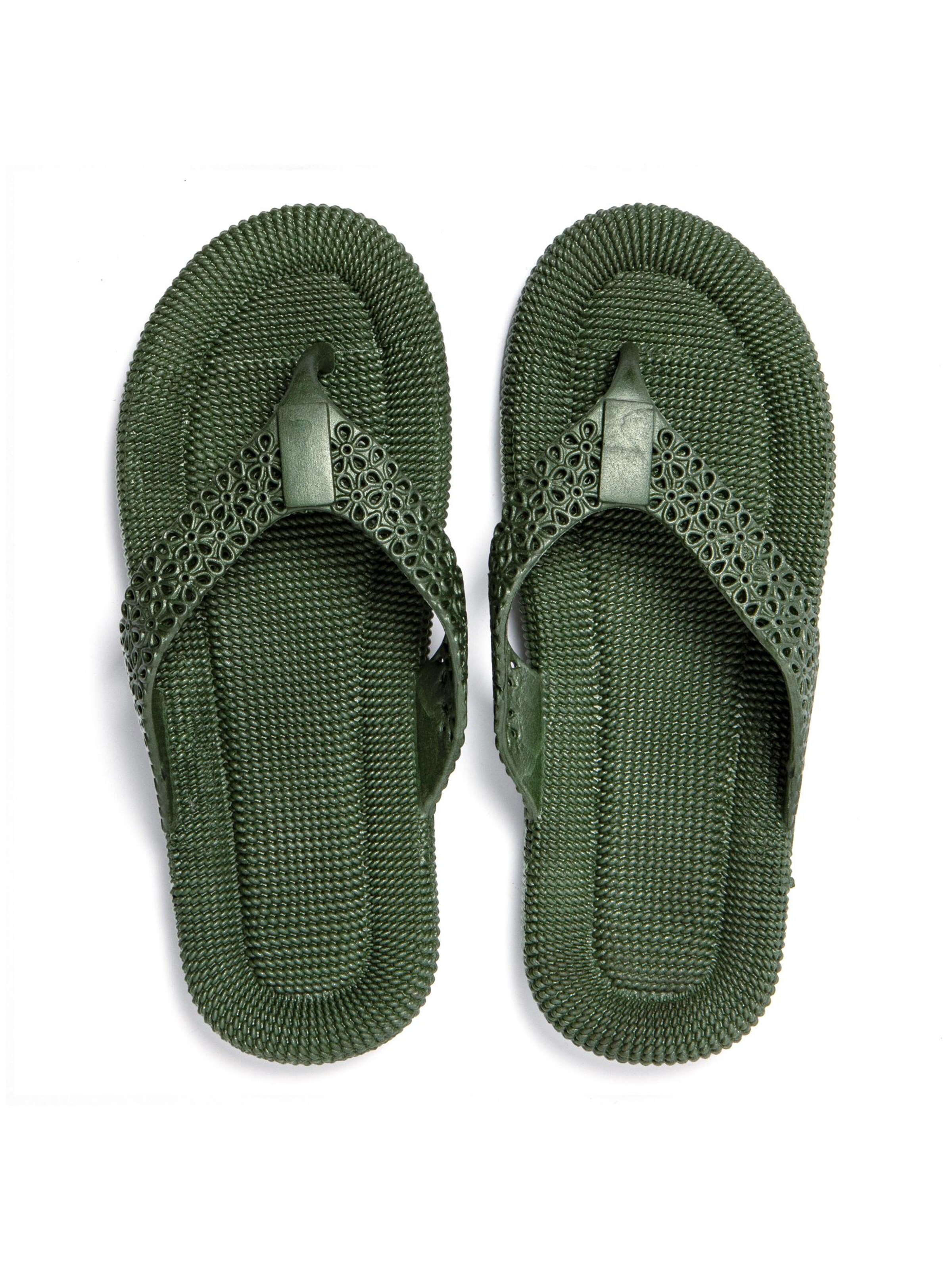 Brasileras T-bar sandals 'Flopee' in Green