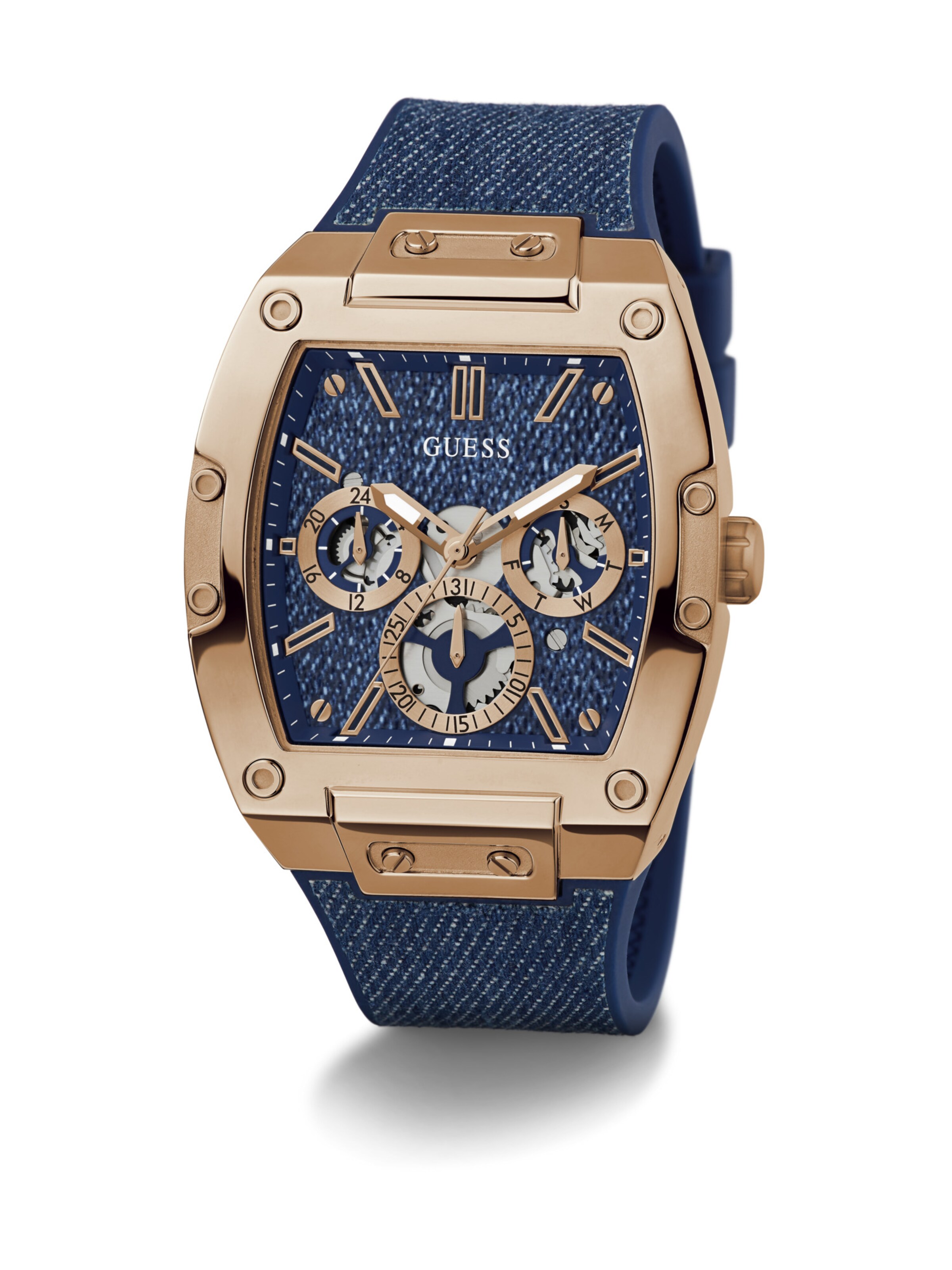 GUESS Uhr 'Phoenix' in Blau