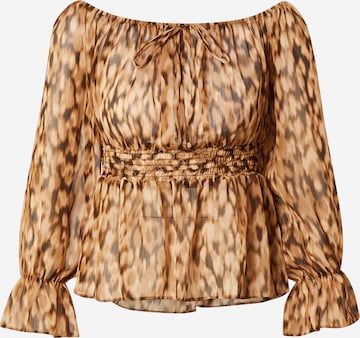 River Island Bluza | rjava barva: sprednja stran