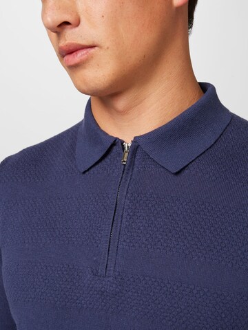 BURTON MENSWEAR LONDON Poloshirt in Blau