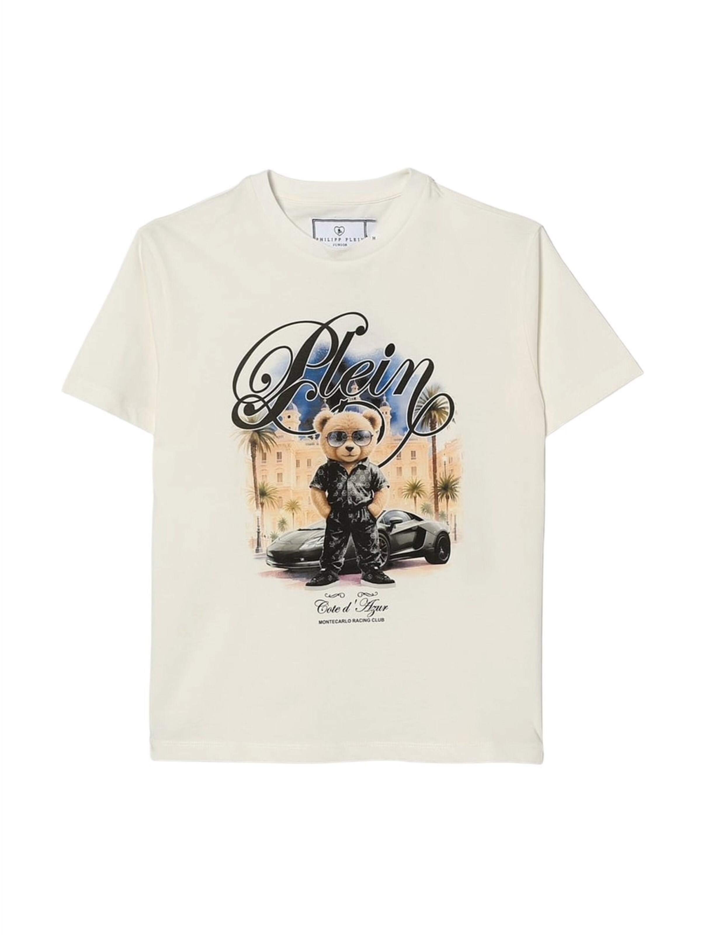 Philipp PleinMajica 'T-shirt bianca per bambino' - bijela boja: prednji dio