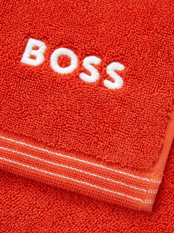BOSS Home Towel 'EDGE' in Red