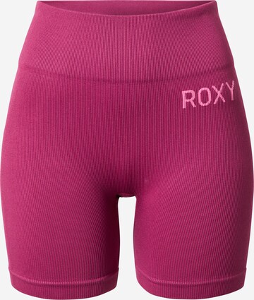 ROXY Športové nohavice - fialová: predná strana