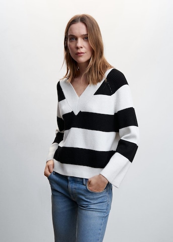 Pull-over 'Beauty' MANGO en noir : devant