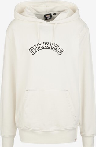 DICKIES Sweatshirt in Wit: voorkant