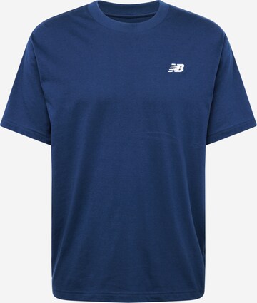 Tricou de la new balance pe albastru: față