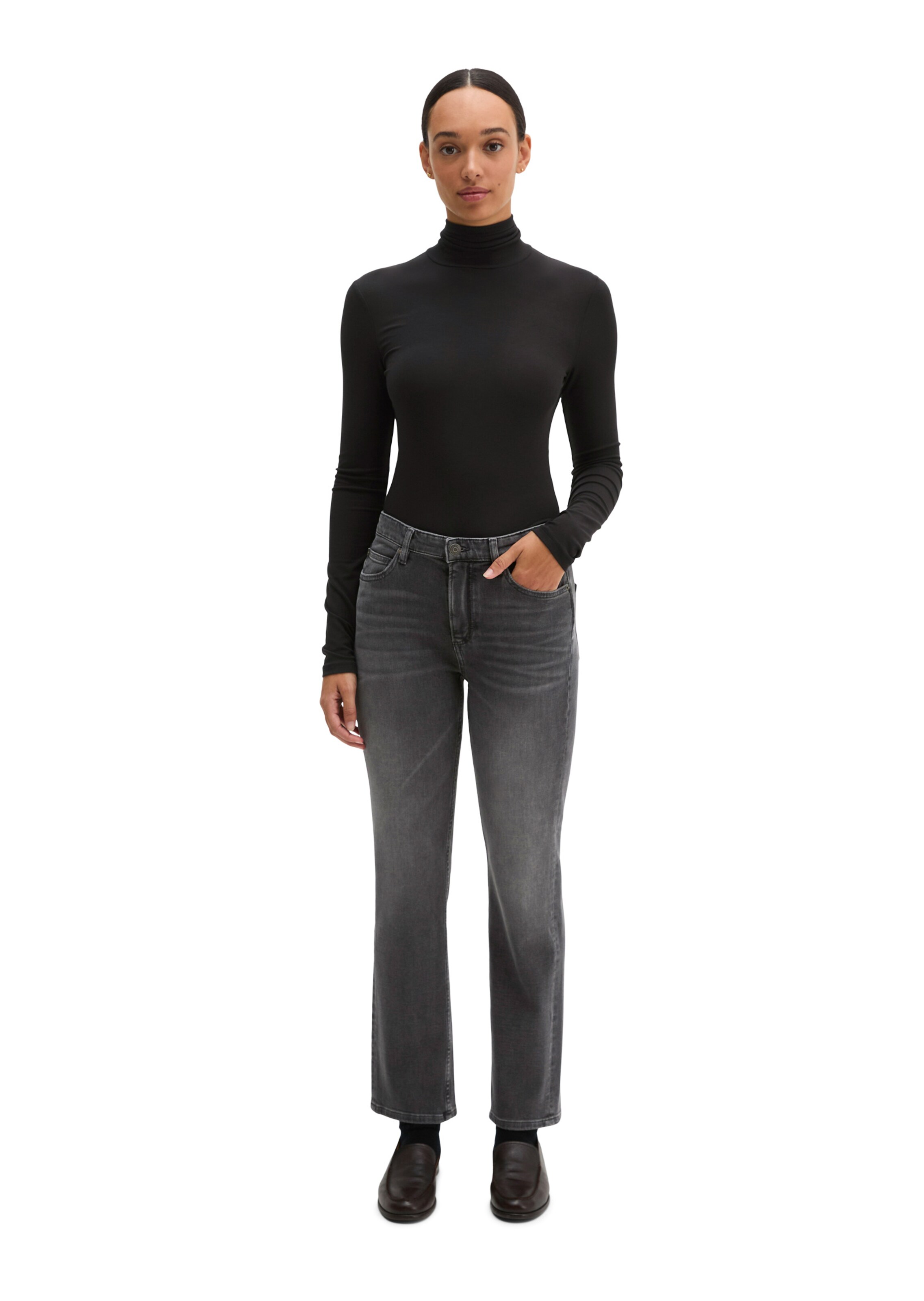 Marc O'Polo Regular Jeans 'Linde' in Grey: front