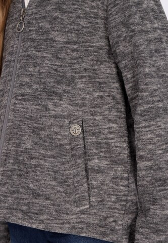 DreiMaster Maritim Fleece Jacket in Grey