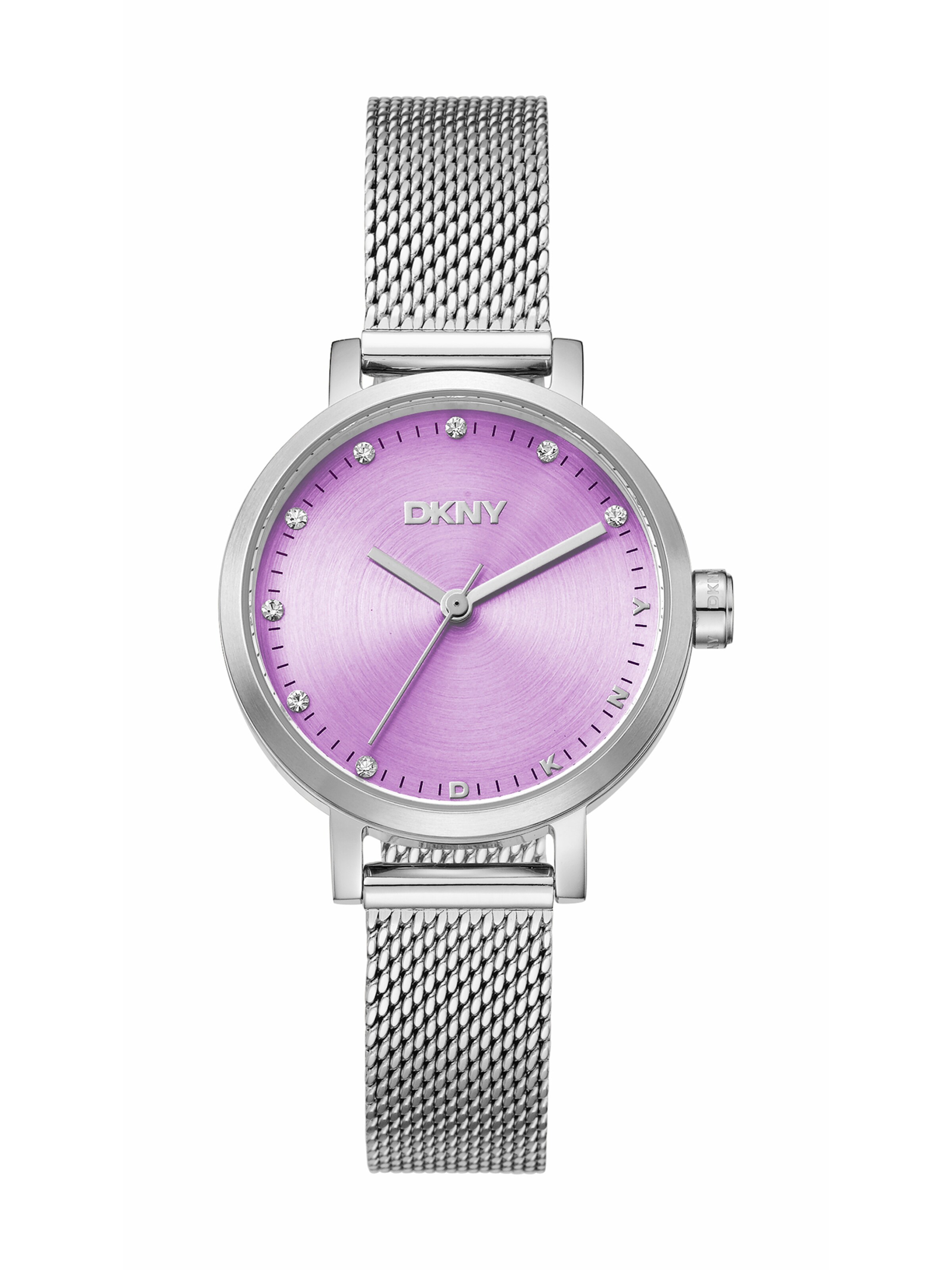 DKNY Analog Watch 'Soho Mini' in Purple: front