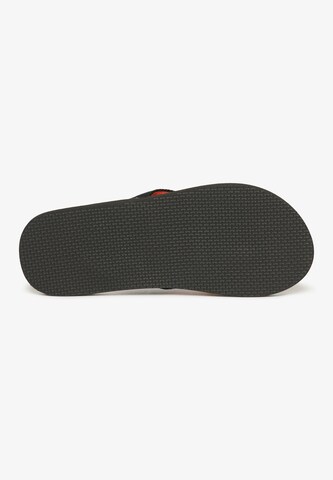 Superdry T-Bar Sandals in Black