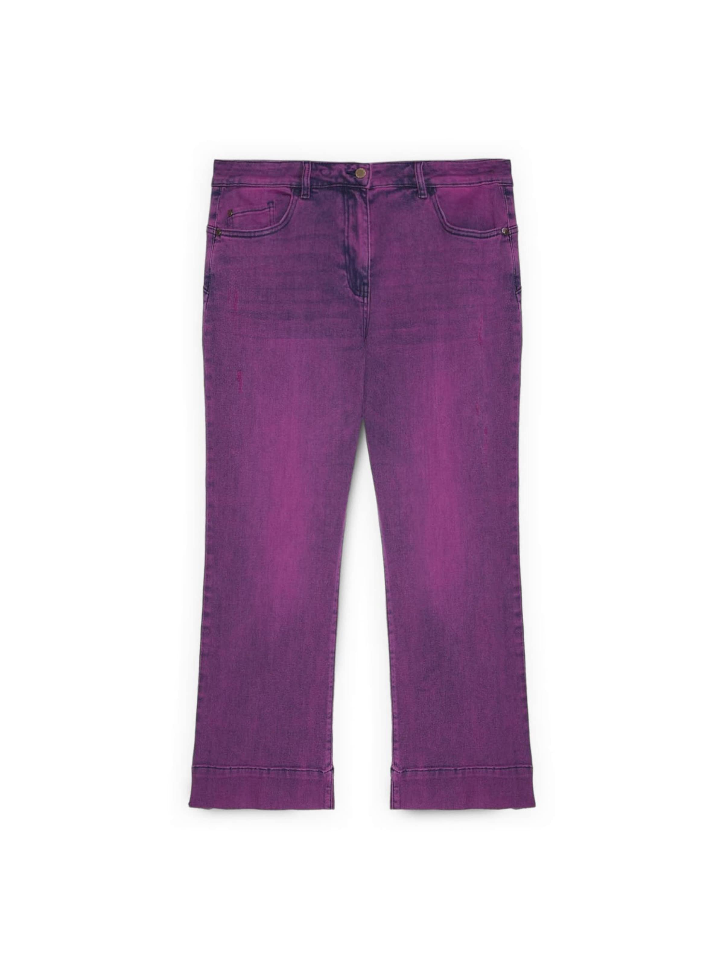 Fiorella Rubino Flared Jeans in Lila: voorkant