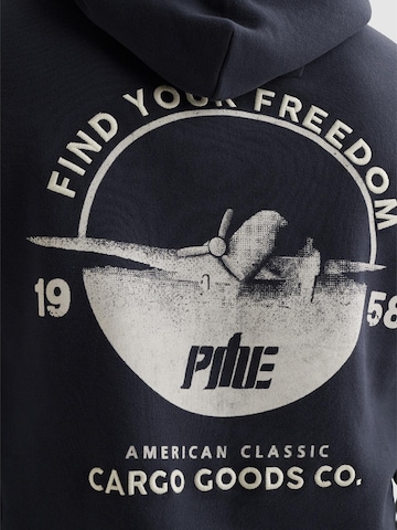 PME Legend Sweatshirt 'PME LEGEND - Hoodie with back artwork' in Blauw