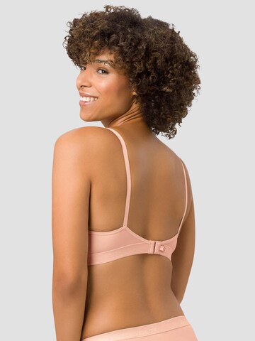 BeeDees Triangle Bra 'Soft-BH Microfun N' in Orange