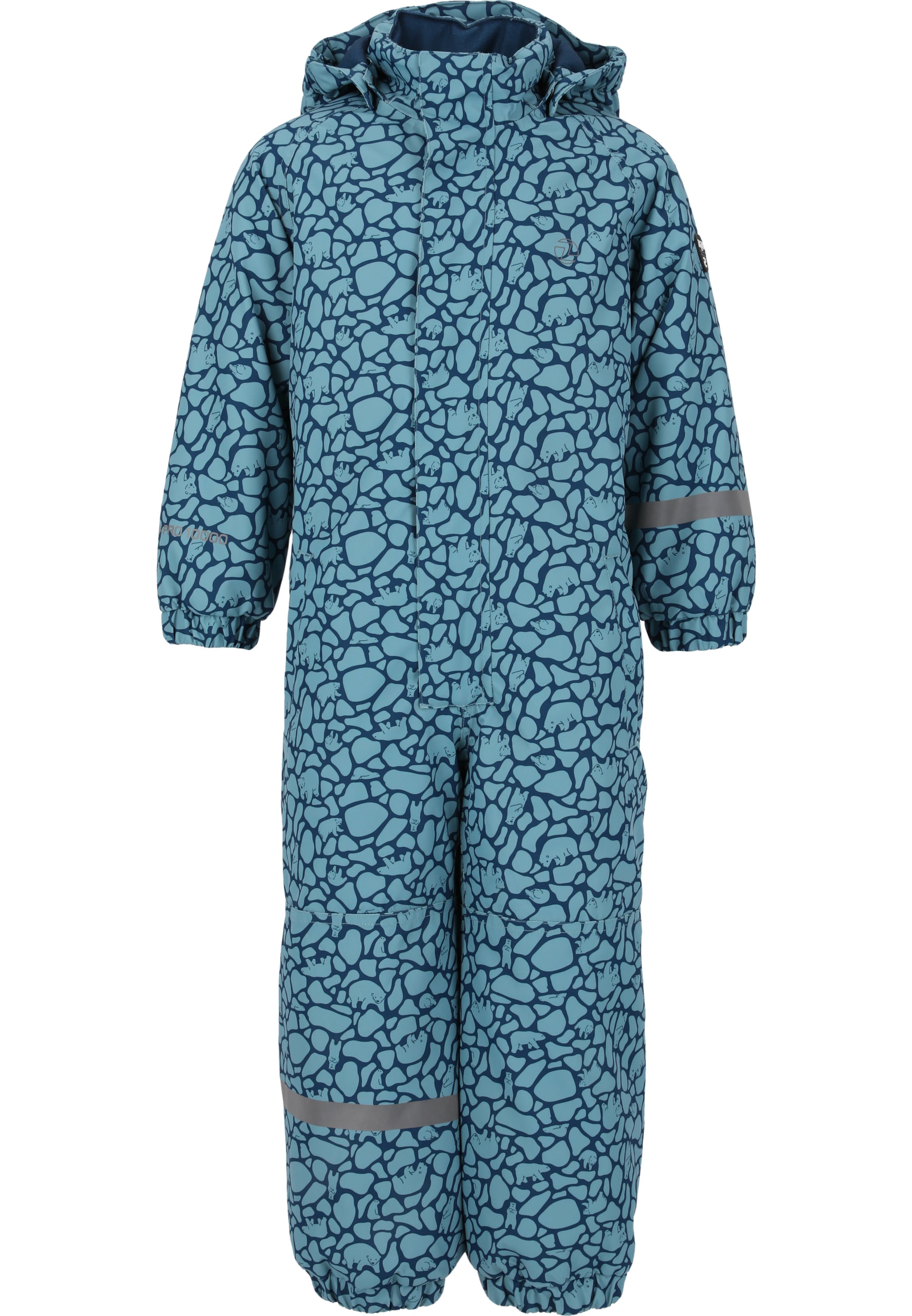 ZigZag Regular Schneeanzug 'Tower' in Blau: Vorderseite