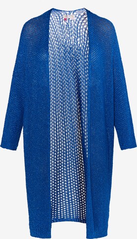 IZIA Gebreid vest in Blauw: voorkant