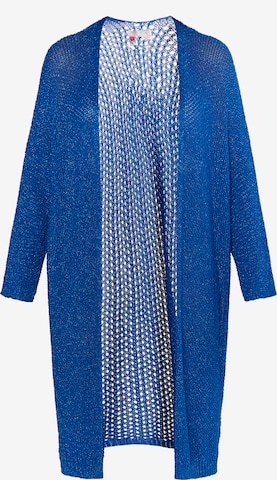 IZIA Knit cardigan in Blue: front