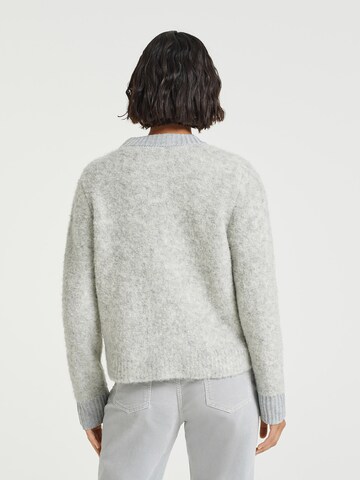 OPUS Knit Cardigan 'Doina' in Grey