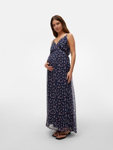 Vero Moda Maternity Obleka 'SMILLA' | modra barva: sprednja stran