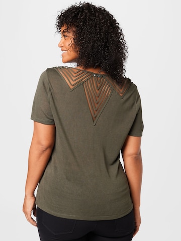 ABOUT YOU Curvy Shirt 'Thekla' in Green