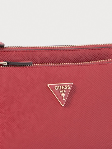 GUESS - Mala de ombro 'Noelle II' em vermelho