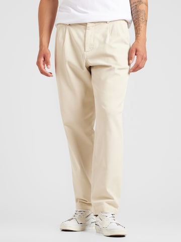 regular Pantaloni con pieghe 'GREENWICH' di TOMMY HILFIGER in beige: frontale