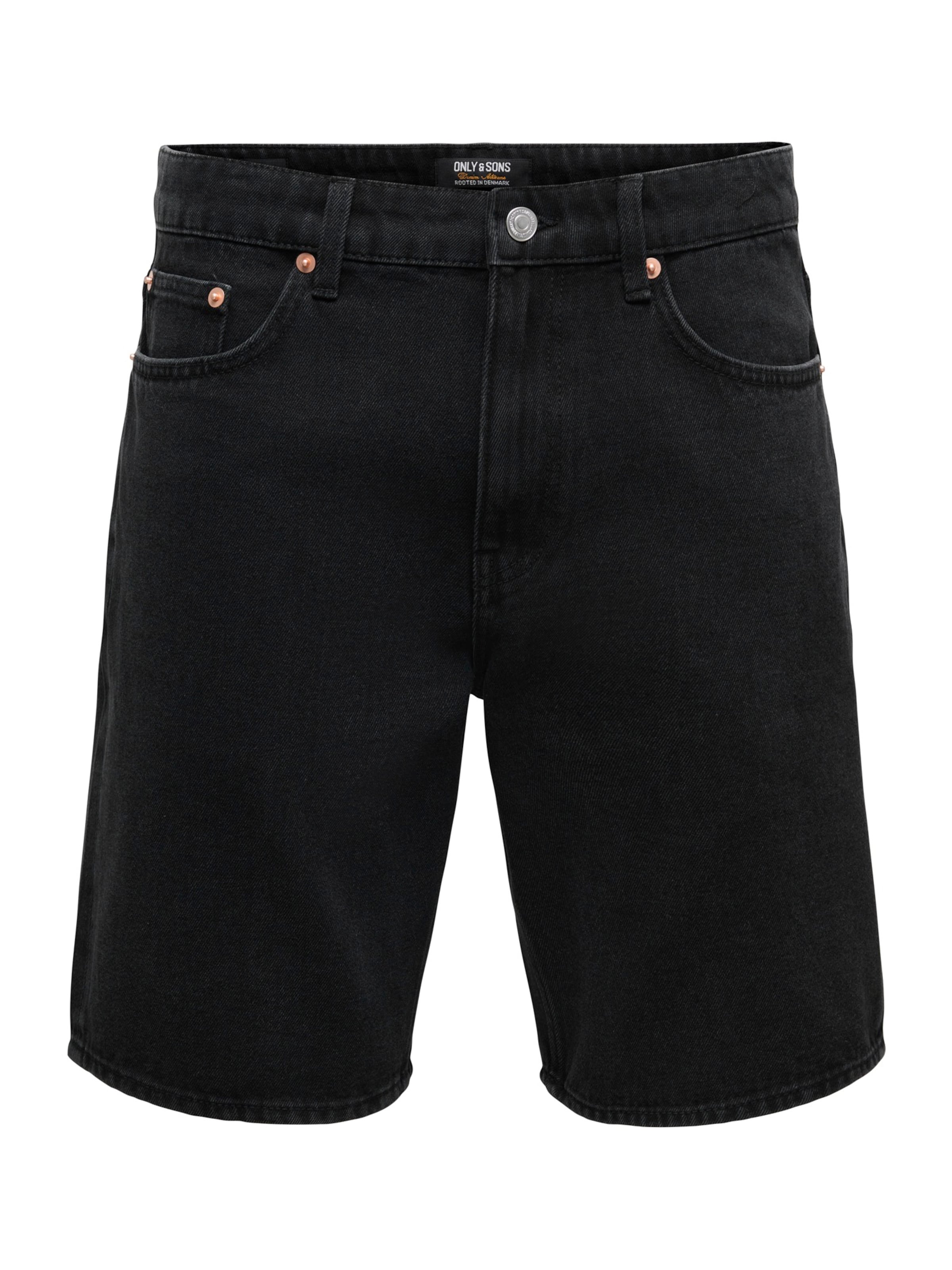 Only & Sons - regular Vaquero 'ONSEdge' en negro: frente