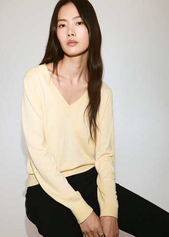 MANGO Sweater 'LUCCAV' in Yellow: front